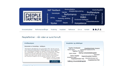 Desktop Screenshot of peoplepartner.dk